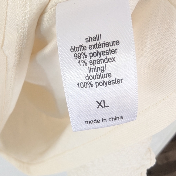 Maurice's Bare Notch Neck Skater Dress Ivory Size XL - Picture 9 of 9